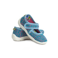 Papuci pentru grădiniță TILDA Infinity, Azuriu