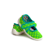 Papuci pentru grădiniță TILDA Infinity, Verde