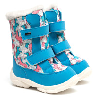 Kid's Boots ALASKA, Azure Pony