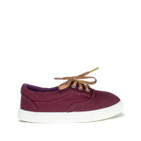 Kid's Sneakers TAYLOR print, Burgundy