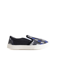 Kid's Slip-on BOSTON Print, Romb