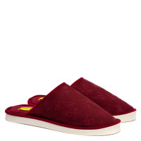 Women's Home slippers ROXY, Burgundy flowers