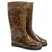 Women's High Wellies with print, Leopardprint